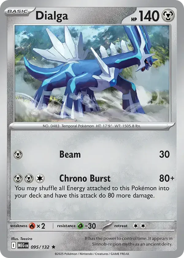 Mega Evolution  095/132 Dialga Holofoil