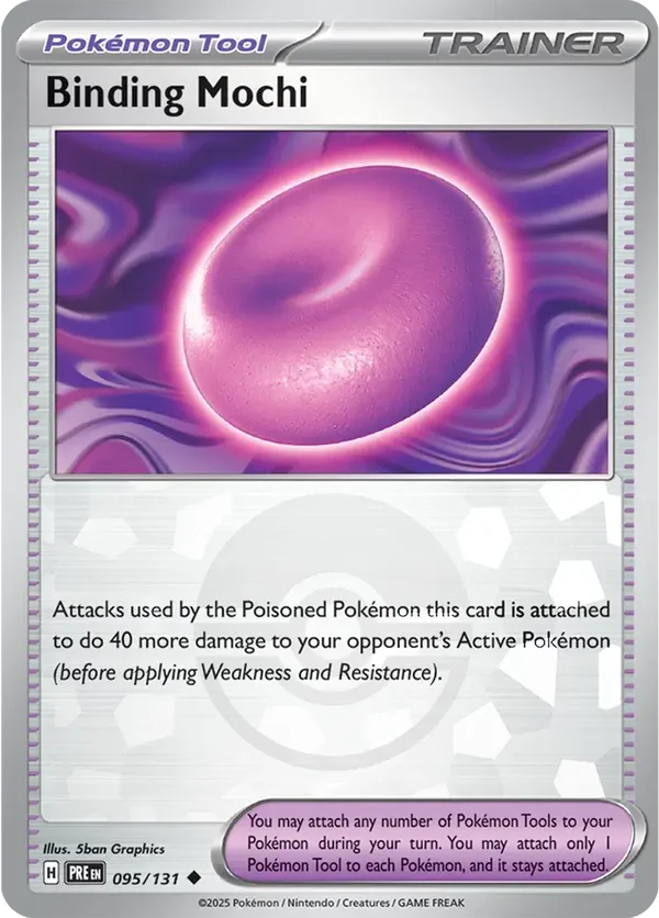 Prismatic Evolutions  095/131 Binding Mochi Poke Ball