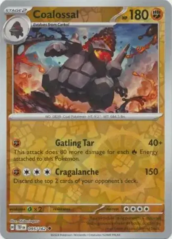 Temporal Forces  095/162 Coalossal Rev Holo