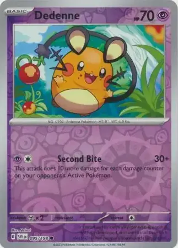 Scarlet & Violet  095/198 Dedenne Rev Holo