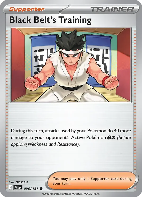 Prismatic Evolutions  096/131 Black Belt's Training
