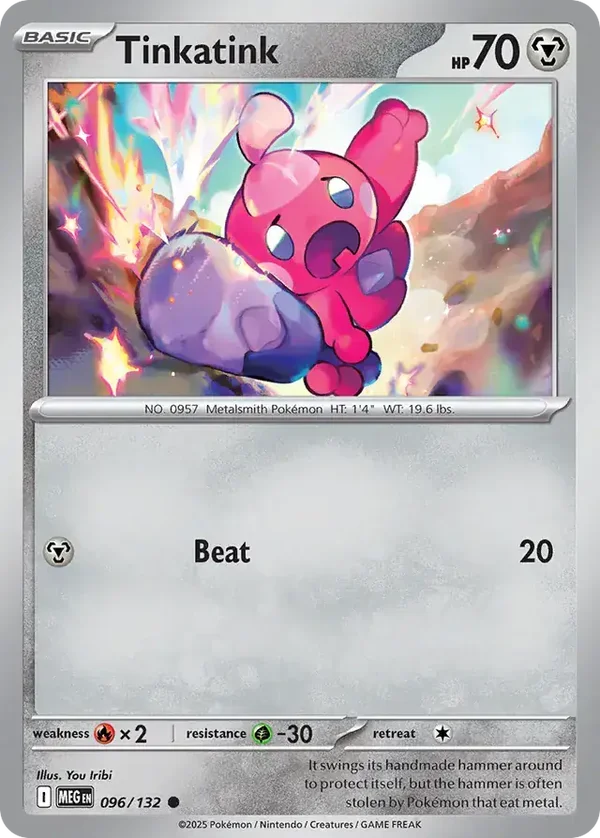 Mega Evolution  096/132 Tinkatink