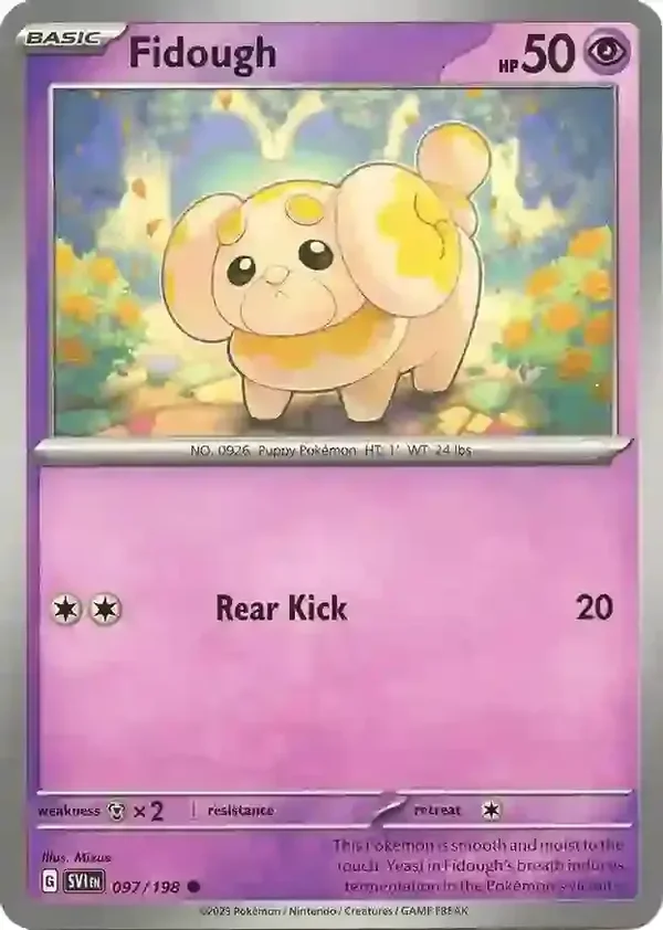 Scarlet & Violet  097/198 Fidough