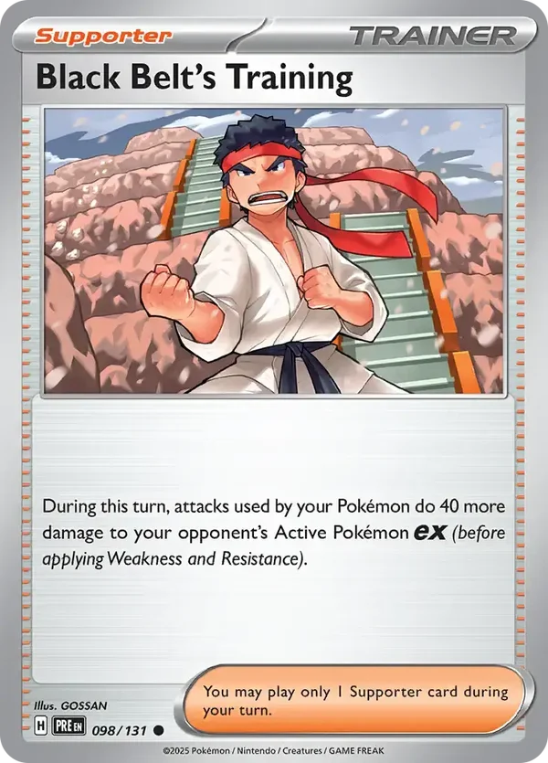 Prismatic Evolutions  098/131 Black Belt's Training