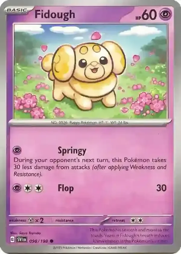 Scarlet & Violet  098/198 Fidough