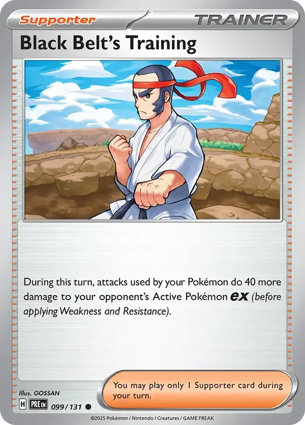 Prismatic Evolutions  099/131 Black Belt's Training