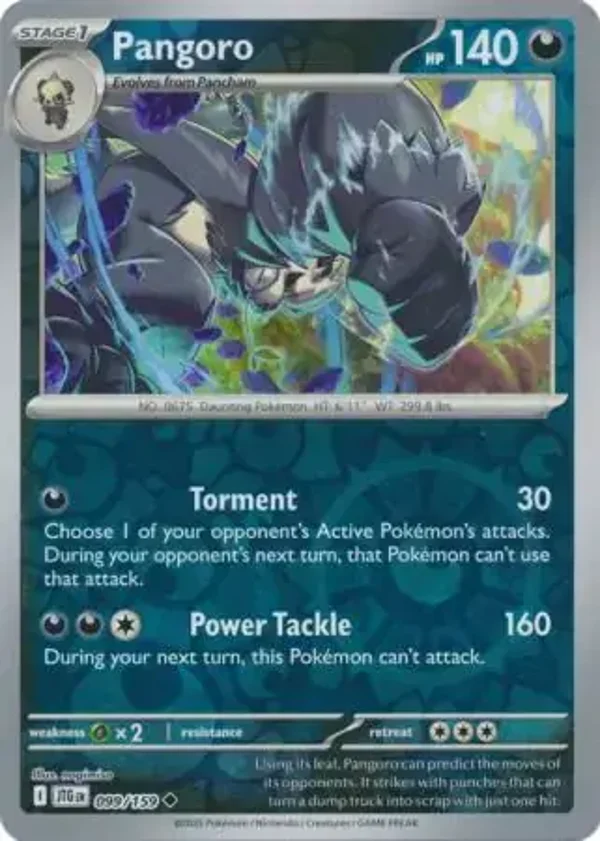 Journey Together  099/159 Pangoro Rev Holo