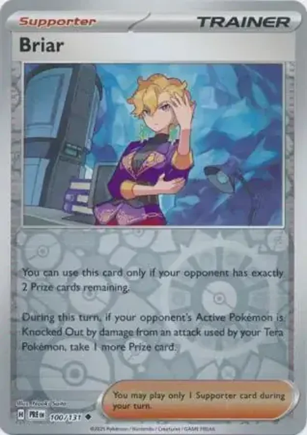 Prismatic Evolutions  100/131 Briar Rev Holo