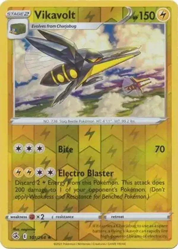 Fusion Strike  101/264 Vikavolt Rev Holo