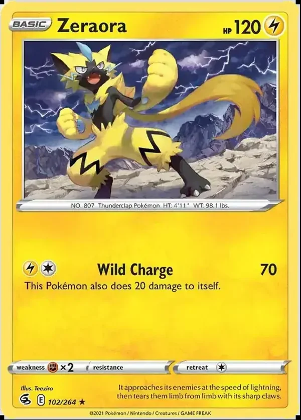 Fusion Strike  102/264 Zeraora