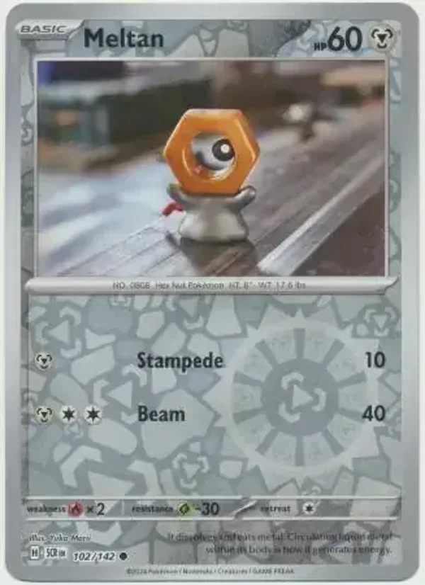 Stellar Crown  102/142 Meltan Rev Holo