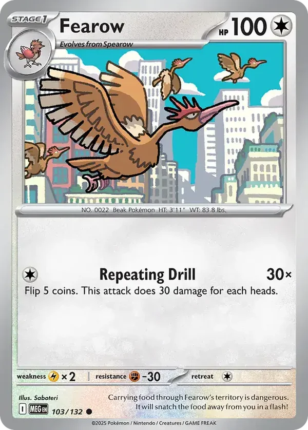 Mega Evolution  103/132 Fearow