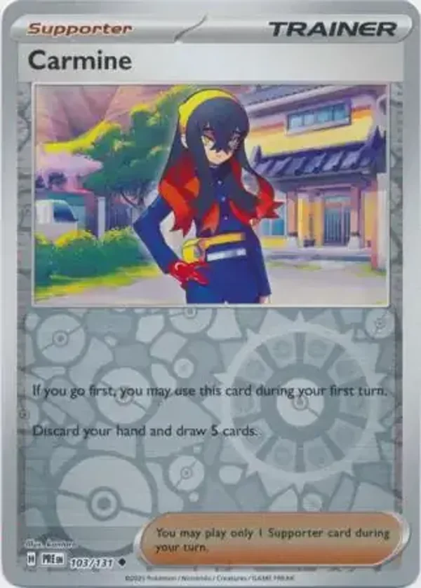 Prismatic Evolutions  103/131 Carmine Rev Holo