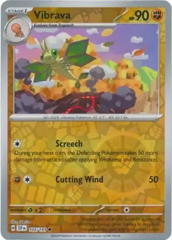 Surging Sparks  105/191 Vibrava Rev Holo