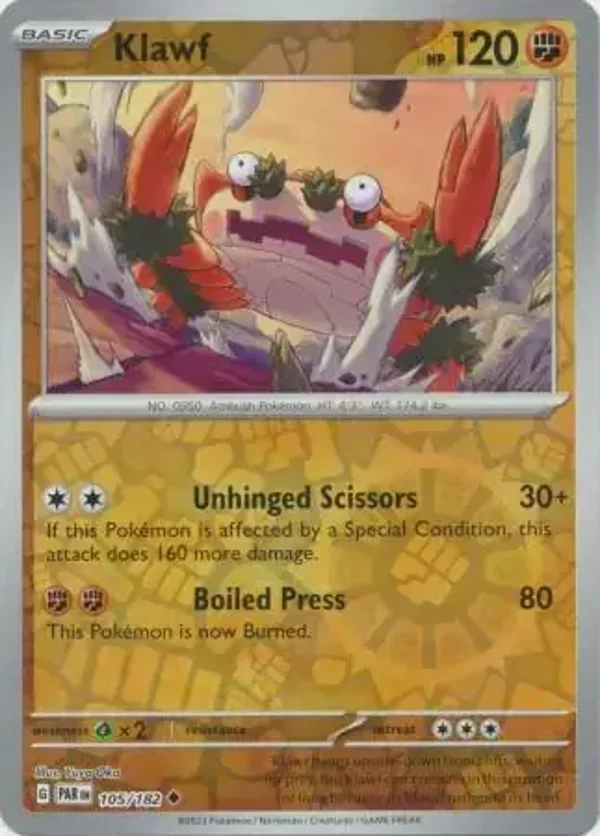 Paradox Rift  105/182 Klawf Rev Holo