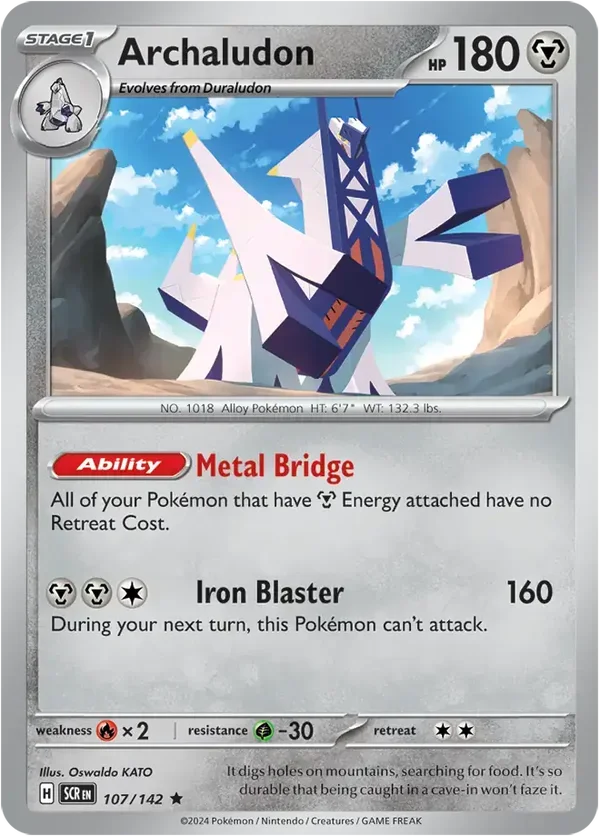 Stellar Crown  107/142 Archaludon Holofoil