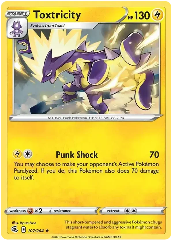 Fusion Strike  107/264 Toxtricity Holofoil