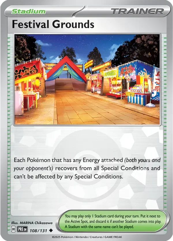 Prismatic Evolutions  108/131 Festival Grounds Poke Ball