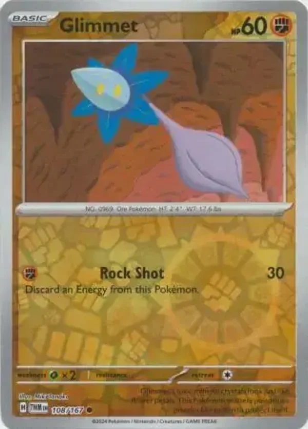 Twilight Masquerade  108/167 Glimmet Rev Holo