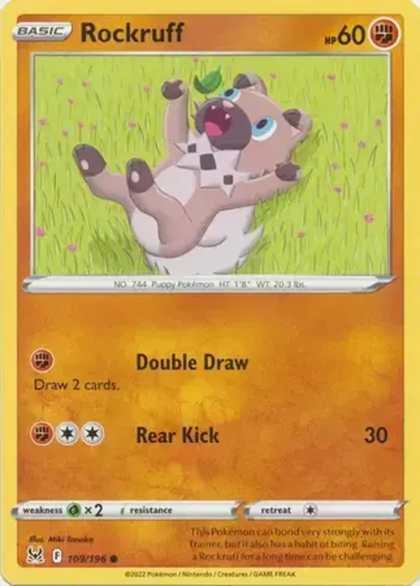 Lost Origin  109/196 Rockruff