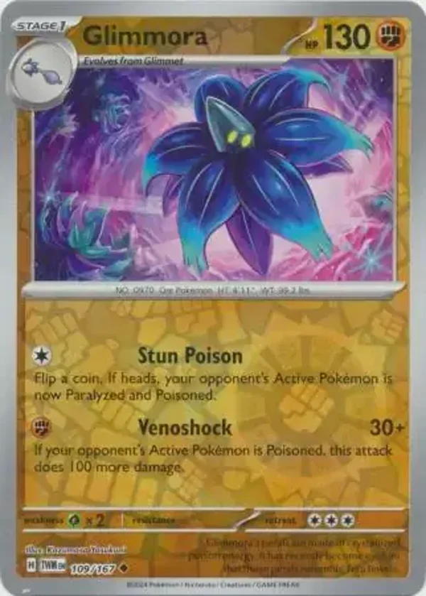 Twilight Masquerade  109/167 Glimmora Rev Holo