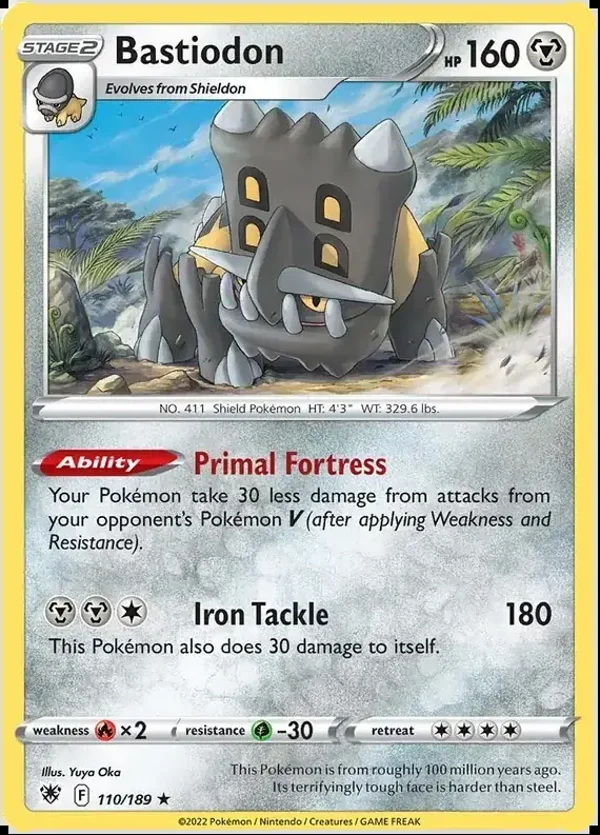 Astral Radiance  110/189 Bastiodon Holofoil