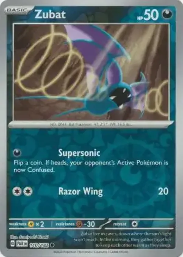 Paradox Rift  110/182 Zubat Rev Holo
