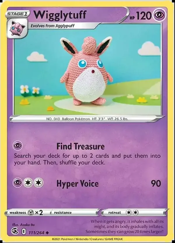 Fusion Strike  111/264 Wigglytuff