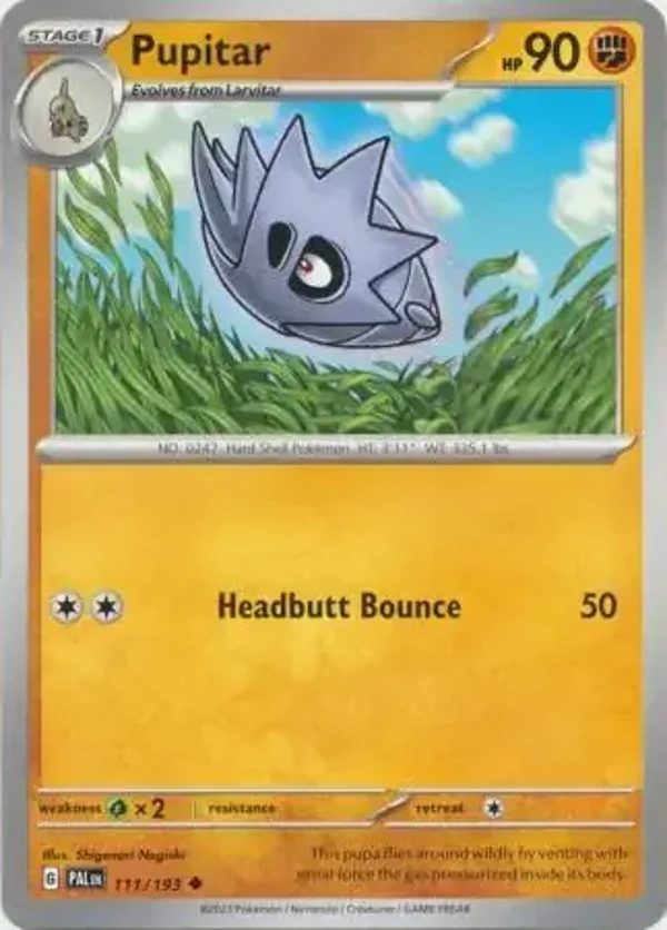 Paldea Evolved  111/193 Pupitar