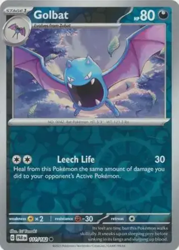 Paradox Rift  111/182 Golbat Rev Holo