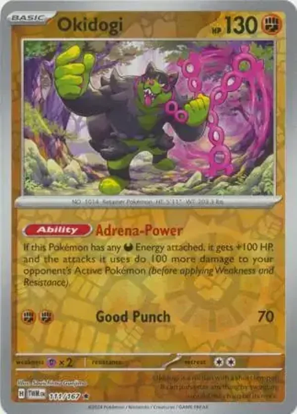 Twilight Masquerade  111/167 Okidogi Rev Holo