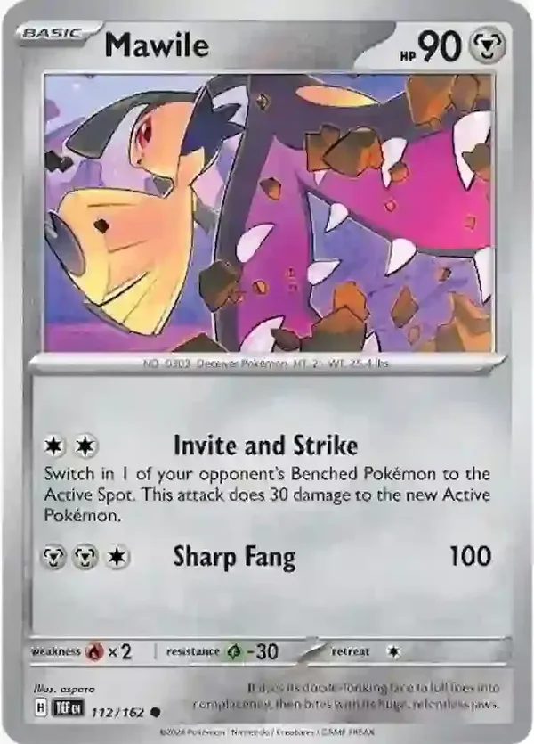 Temporal Forces  112/162 Mawile