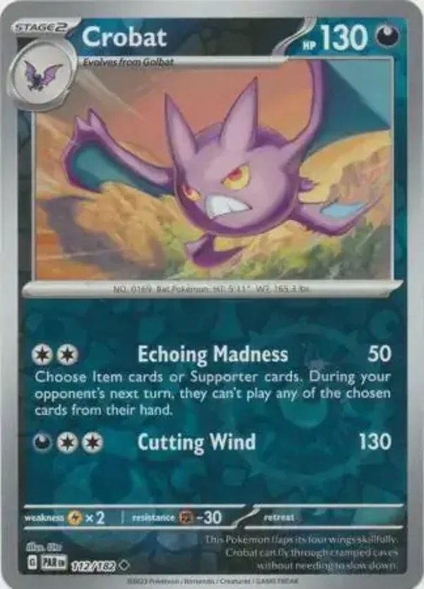 Paradox Rift  112/182 Crobat Rev Holo
