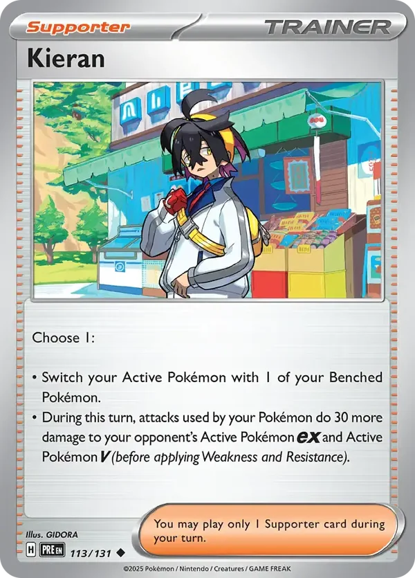 Prismatic Evolutions  113/131 Kieran