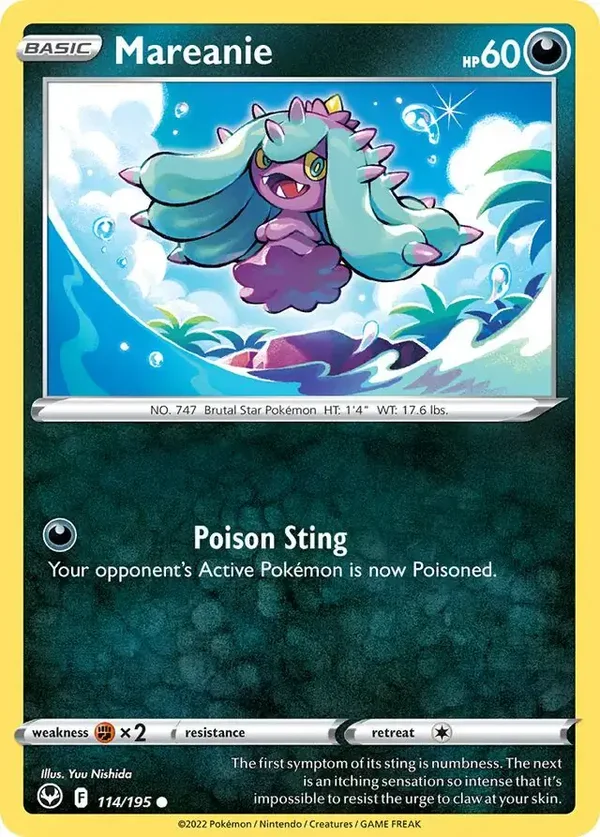 Silver Tempest  114/195 Mareanie