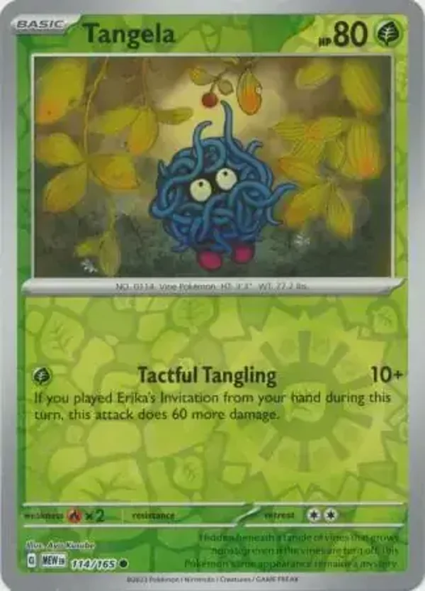 151  114/165 Tangela Rev Holo