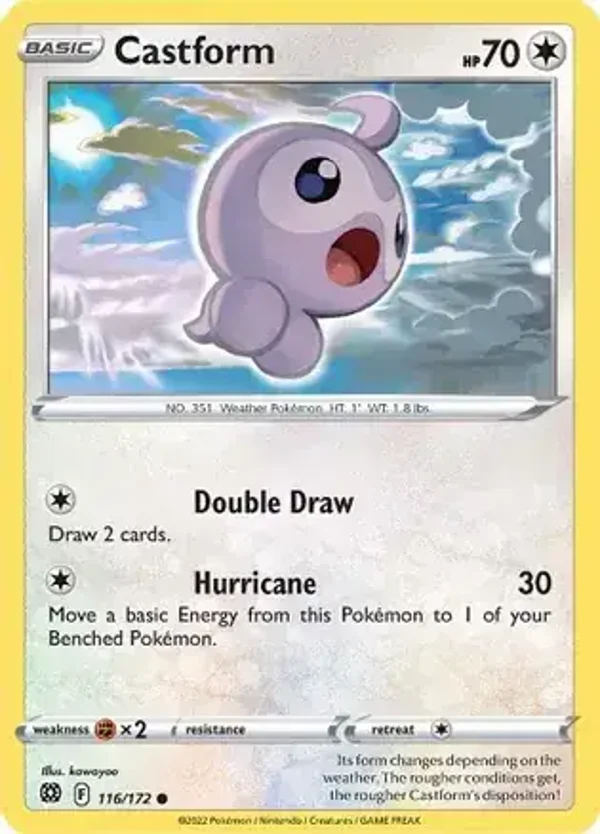 Brilliant Stars  116/172 Castform