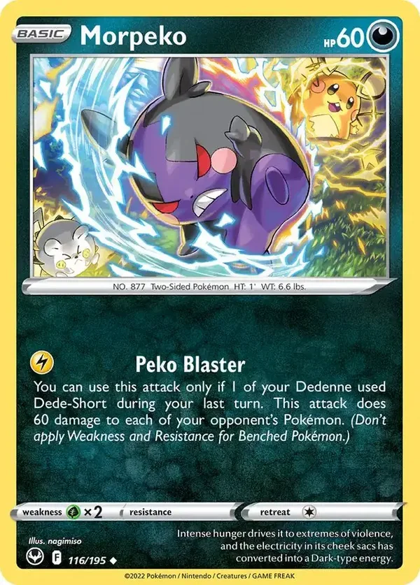 Silver Tempest  116/195 Morpeko