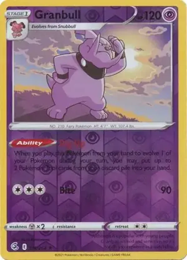Fusion Strike  116/264 Granbull Rev Holo