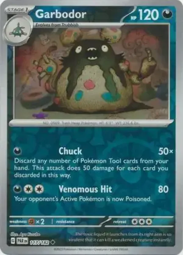 Paradox Rift  117/182 Garbodor Rev Holo
