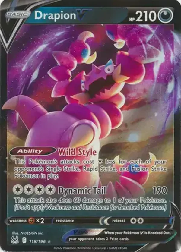 Lost Origin  118/196 Drapion V