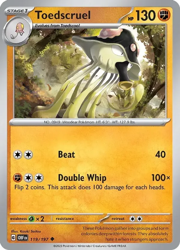 Obsidian Flames  119/197 Toedscruel