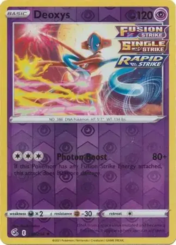 Fusion Strike  120/264 Deoxys Rev Holo