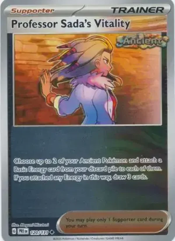 Prismatic Evolutions  120/131 Professor Sada's Vitality Rev Holo