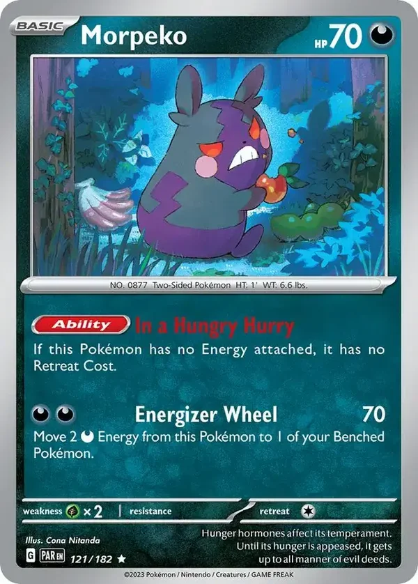 Paradox Rift  121/182 Morpeko Holofoil