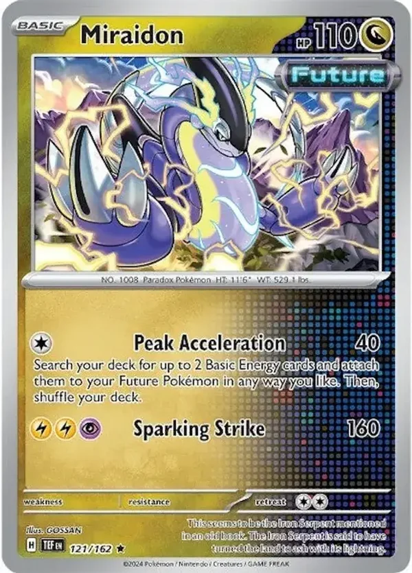 Temporal Forces  121/162 Miraidon Holofoil