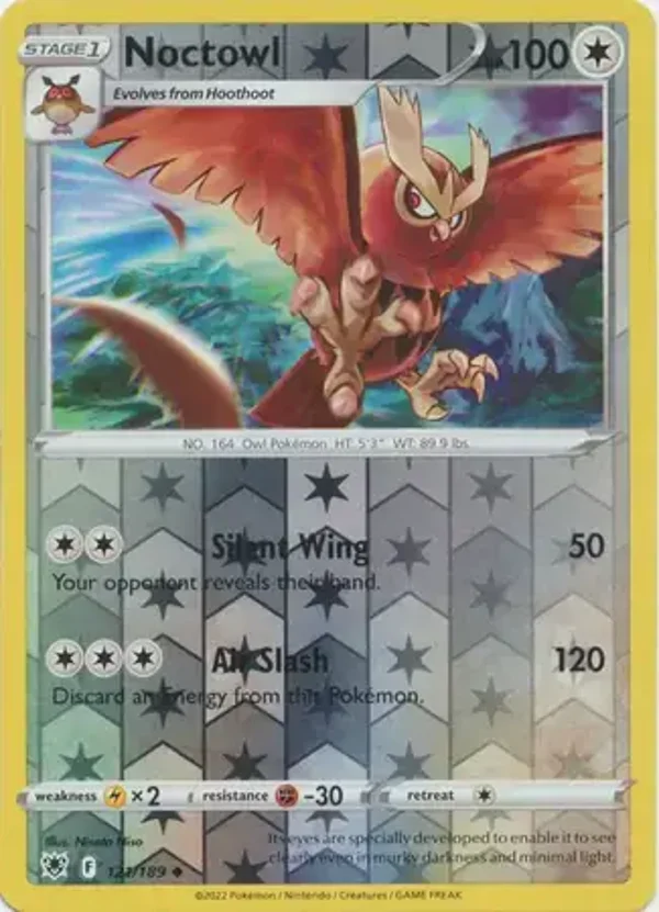 Astral Radiance  121/189 Noctowl Rev Holo