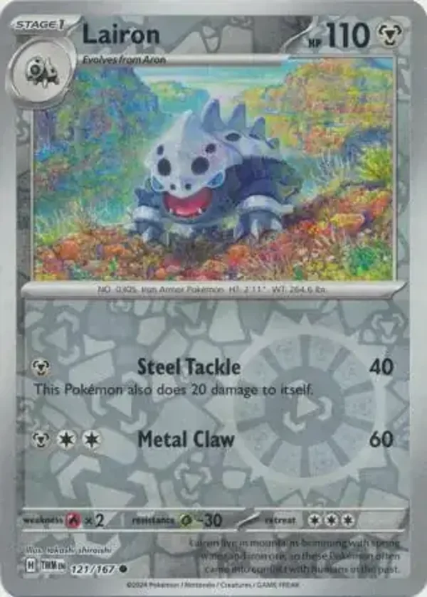 Twilight Masquerade  121/167 Lairon Rev Holo