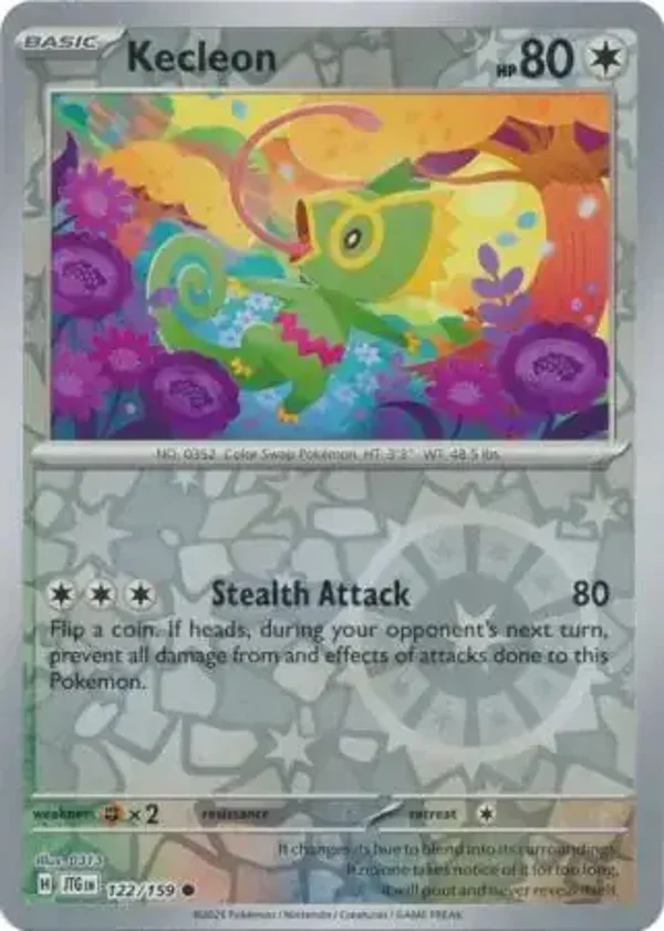 Journey Together  122/159 Kecleon Rev Holo