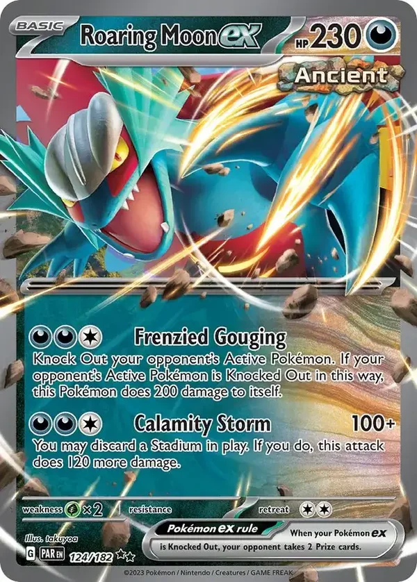 Paradox Rift  124/182 Roaring Moon Ex